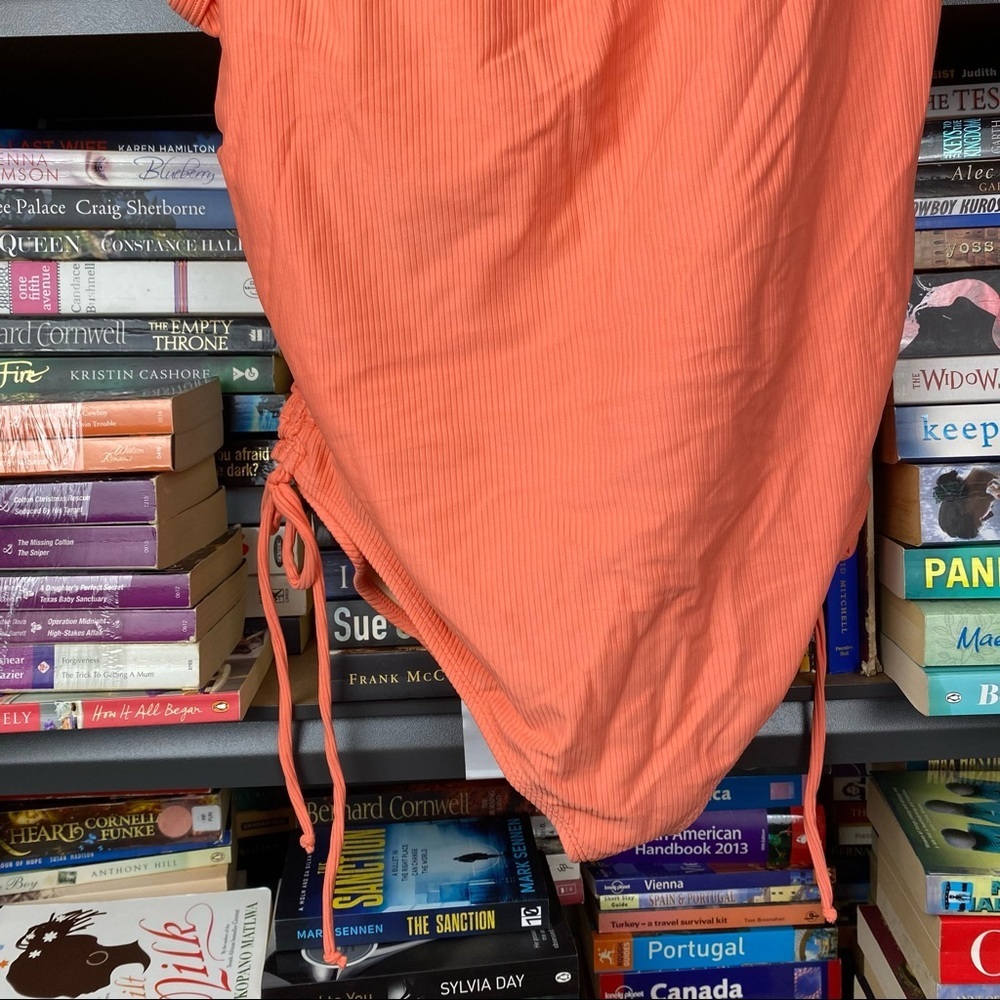 Women's Cotton On Body Swimwear Plus Size 22 Orange Sleeveless One-Piece - Picture 3 of 12